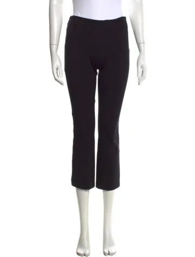 Pre-owned Falconeri Straight Leg Pants In Black