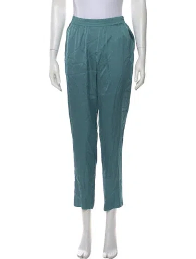 Pre-owned Falconeri Straight Leg Pants In Blue