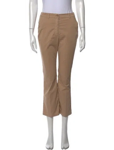 Pre-owned Falconeri Straight Leg Pants In Brown