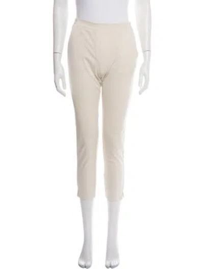 Pre-owned Falconeri Straight Leg Pants In Neutrals