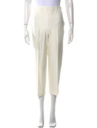 Pre-owned Falconeri Straight Leg Pants In Transparent