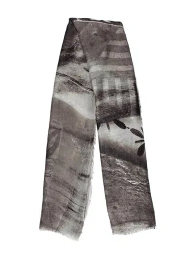 Pre-owned Falconeri Striped Scarf In Brown