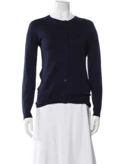 Pre-owned Falconeri Top W/ Cardigan Set In Blue