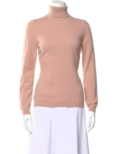 Pre-owned Falconeri Turtleneck Sweater In Pink