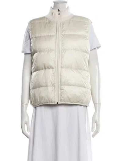 Pre-owned Falconeri Vest In Neutrals