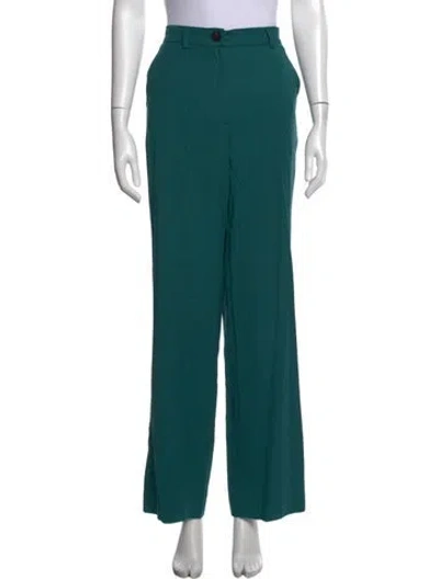 Pre-owned Falconeri Wide Leg Pants In Green