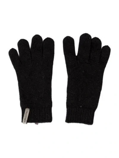Pre-owned Falconeri Winter Gloves In Black