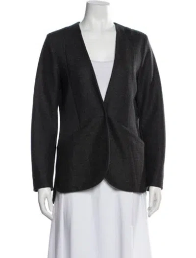 Pre-owned Falconeri Wool Blazer In Gray