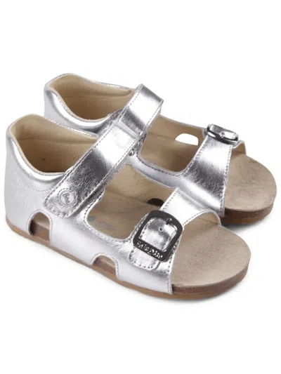 Falcotto Kids' Buckle-strap Sandals In Grey