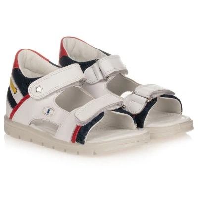 Falcotto By Naturino Babies'  Boys White & Navy Blue Sandals