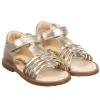 FALCOTTO BY NATURINO FALCOTTO BY NATURINO GIRLS GOLD LEATHER SANDALS