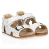 FALCOTTO BY NATURINO FALCOTTO BY NATURINO WHITE LEATHER SANDALS