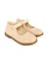 Falcotto Calf-leather Scalloped-edge Ballerinas In Pink