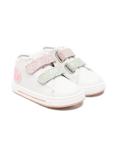 Falcotto Babies' Glitter-embellished Sneakers In White