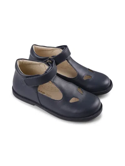 Falcotto Kids' Leather Sandals In Blue