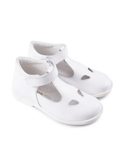 Falcotto Kids' Leather Sandals In White