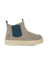 Falcotto Zip-detail Elastic-panel Boots In Gray