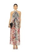 Falguni Shane Peacock X Revolve Mock Neck Long Dress