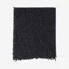 Faliero Sarti Elisa Cashmere Blend Scarf With Sequins In Black