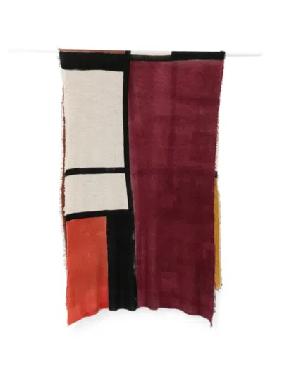 Faliero Sarti Ada Friged Scarf In Multi