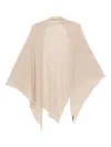Faliero Sarti Draped Lightweight Soft Texture Scarf In Neutral