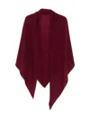 Faliero Sarti Adeli Triangle Scarf In Cashmere Accessories In Brown