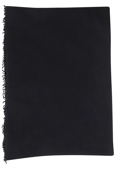 Faliero Sarti Adriel Fringed Edge Scarf In Blu