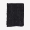 Faliero Sarti Adrienne Wool Blend Scarf In Black
