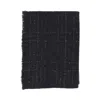 Faliero Sarti Adrienne Wool Blend Scarf In Black