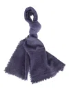 Faliero Sarti Alexina Fringed Scarf In Purple