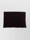Faliero Sarti Allover Patterned Scarf Fringed Edges In Brown