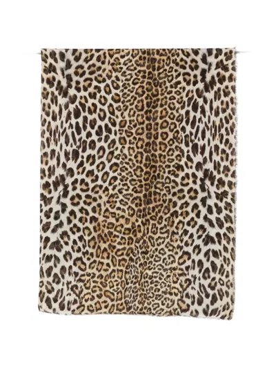 Faliero Sarti Animal Leopard-print Scarf In Animal Print
