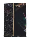Faliero Sarti Wool And Cashmere Monkey Scarf In Brown