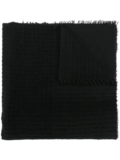 Faliero Sarti Arabella Check Scarf In Black