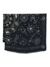 Faliero Sarti Astrology Print Stole In Brown