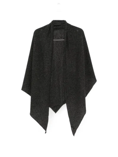 Faliero Sarti Asymmetric-hem Scarf In Gray