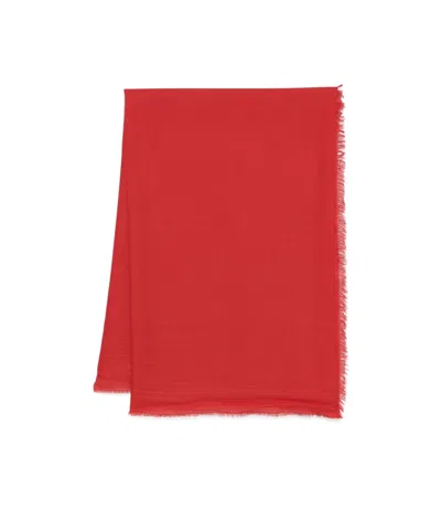 Faliero Sarti Azzurra U Scarf In Red