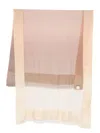 Faliero Sarti Degrade Silk Scarf Accessories In Beige