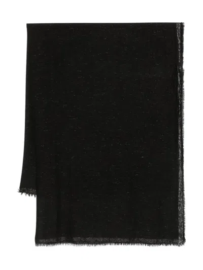 Faliero Sarti Black Seimanda Scarf