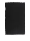 Faliero Sarti Adriel Cashmere Scarf With Frayed Edges In Black