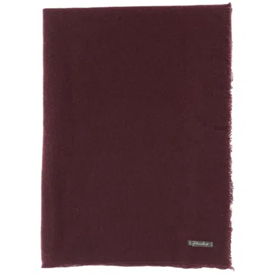 Faliero Sarti Bordeaux Adriel Cashmere Scarf In Red