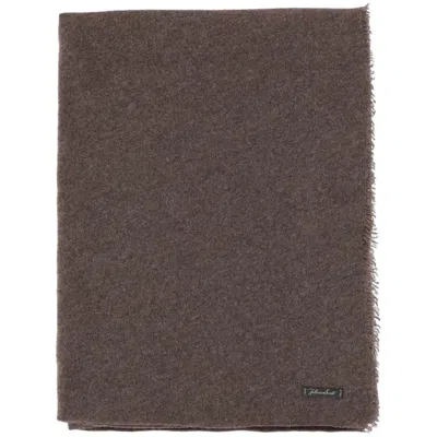 Faliero Sarti Brown Adriel Fringed Cashmere Scarf