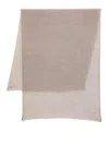 Faliero Sarti Cashmere Scarf In Solid Neutral Tone In Neutral