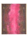 Faliero Sarti Floral Pattern Scarf Fringed Edges In Pink