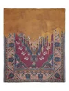 Faliero Sarti Carpet-patterned Scarf In Brown