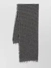 Faliero Sarti Cashmere And Wool Checkered Scarf