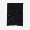Faliero Sarti Star-print Frayed-edge Scarf