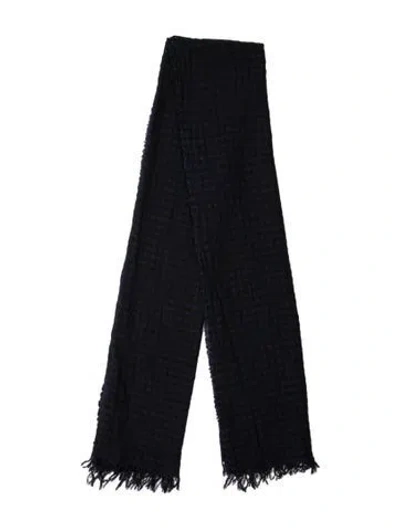 Pre-owned Faliero Sarti Cashmere Scarf In Blue