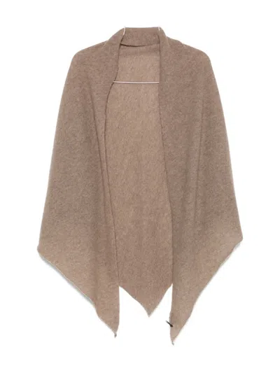 Faliero Sarti Cashmere Scarf In Brown