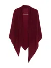 Faliero Sarti Adeli Triangle Scarf In Cashmere Accessories In Red